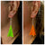 Neon tree earrings