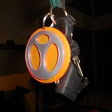 Peach medallion keyring