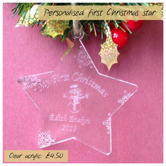 1st Christmas star